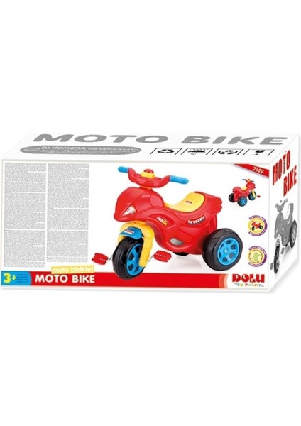 7049 Moto Bisiklet Pedallı -Dolu