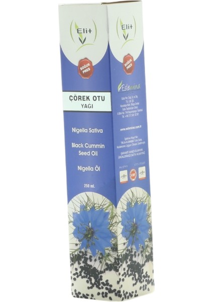 Çörek Otu Yağı Çörekotu Soğuk Press 250 ml