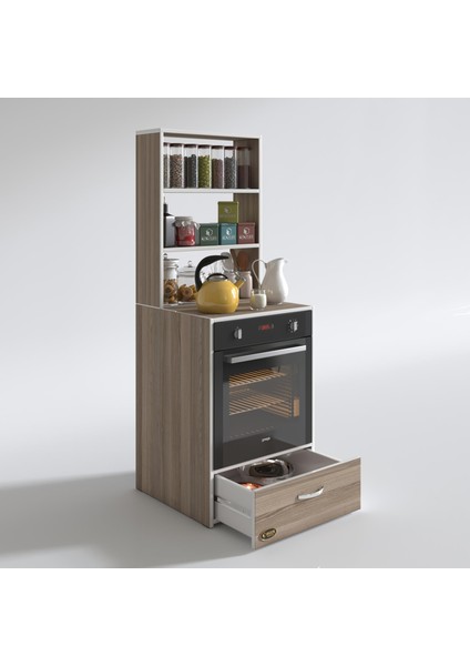 Kenzlife ankastre fırın dolabı aybirgen crd 165*60*56 mutfak çekmeceli fiyatları