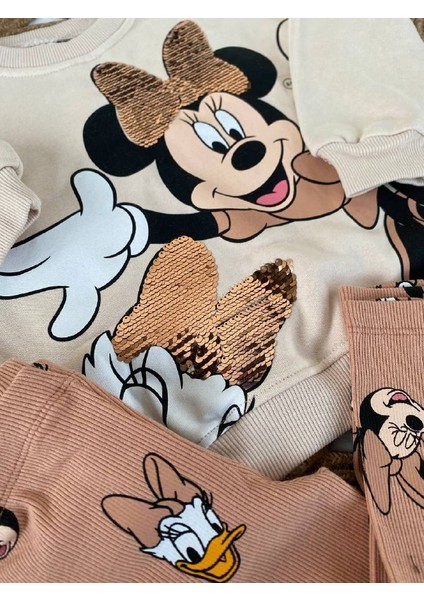 Yeni Sezon Minnie Mause Pullu Taytlı Takım fiyatları