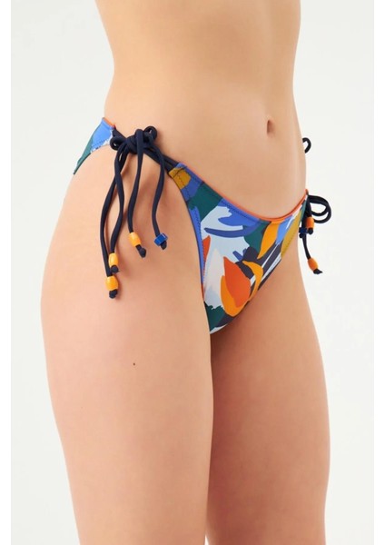 1036 Lacivert Straplez Bikini Takımı