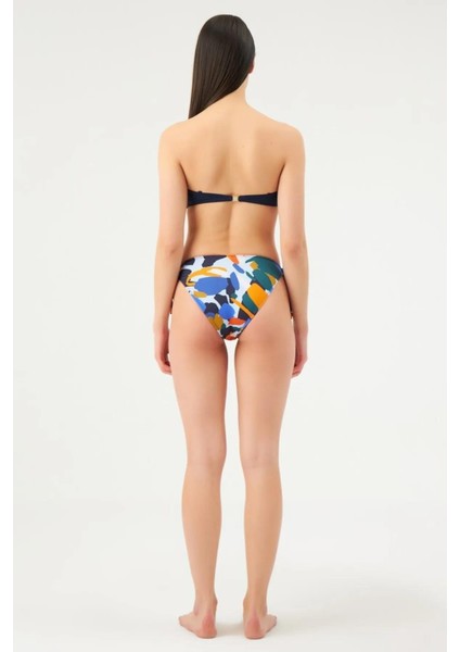 1036 Lacivert Straplez Bikini Takımı