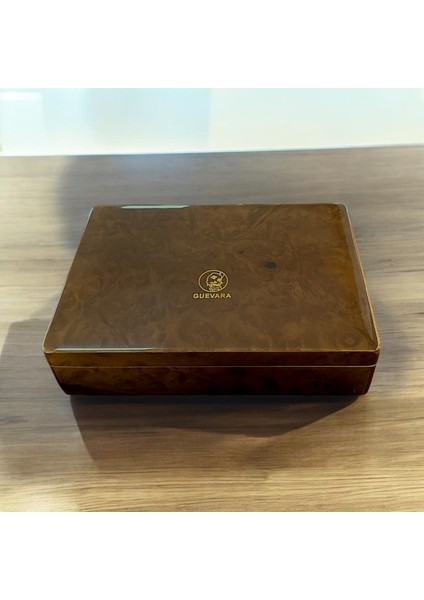 Guevara Sedir Mini Puro Kutusu Humidor Kahve 4s