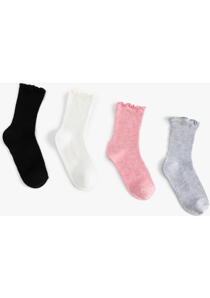 4'Lü Soket Çorap Seti Basic Pamuk Karışımlı fiyatları