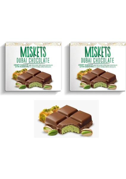 Dubai Çikolatası 100 gr x 2 Adet