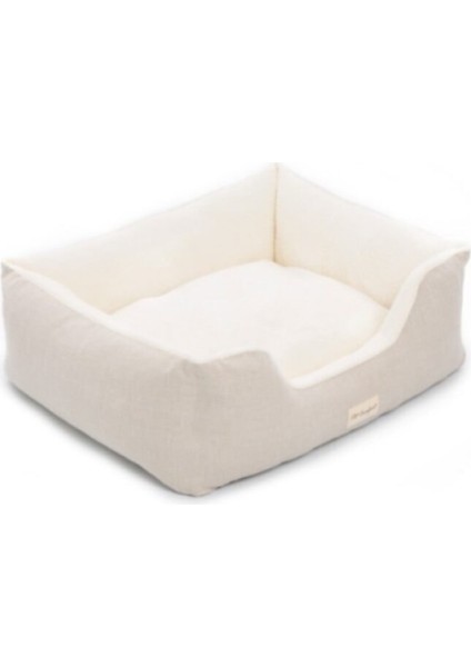 Echo Ekru-Ekru Köpek Yatağı M 80x65cm