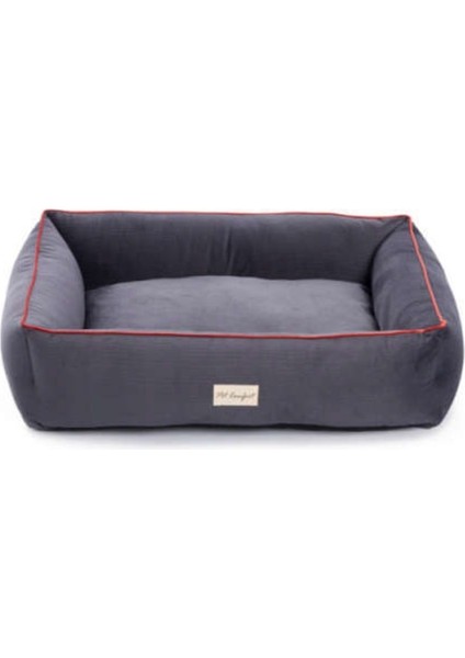 Golf Gri Köpek Yatağı M 75x90cm