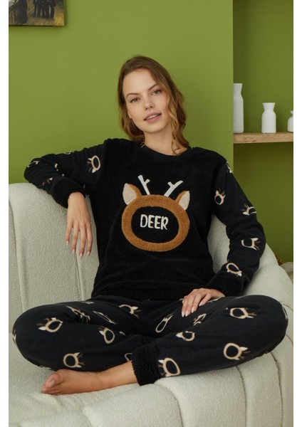 6012 Siyah Kadın Pijama Takımı fiyatları