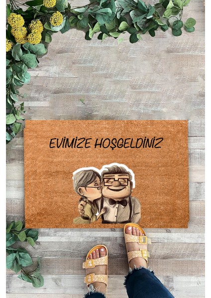 Evimize hoşgeldiniz Kapı Önü Paspası 45X70