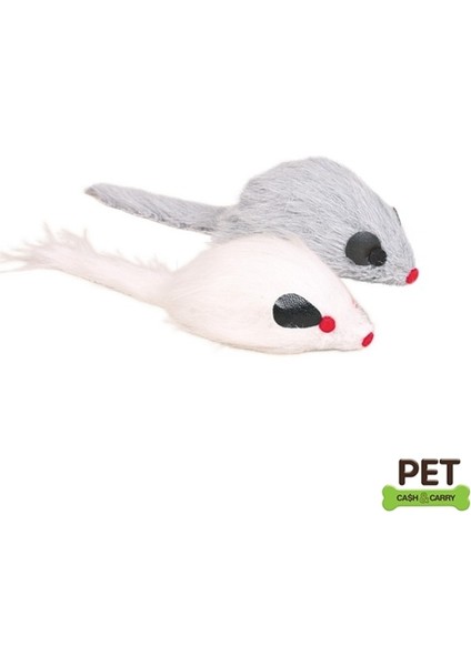 Kedi Oyuncağı Tüylü Sesli Peluş Fare 9cm fiyatları
