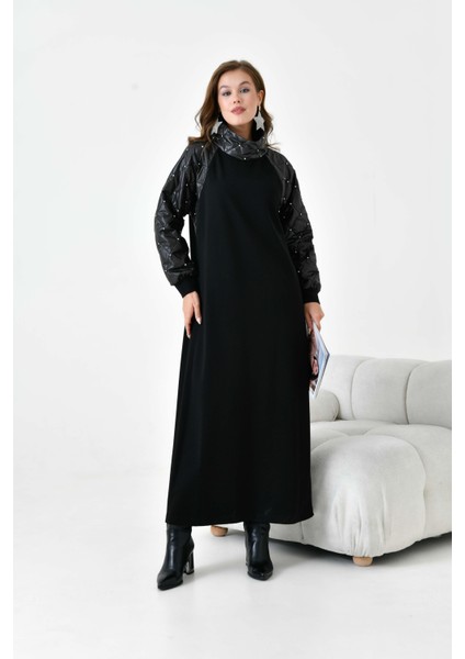 Kadın Kapitoneli İki İp Elbise Siyah 30982 fiyatları