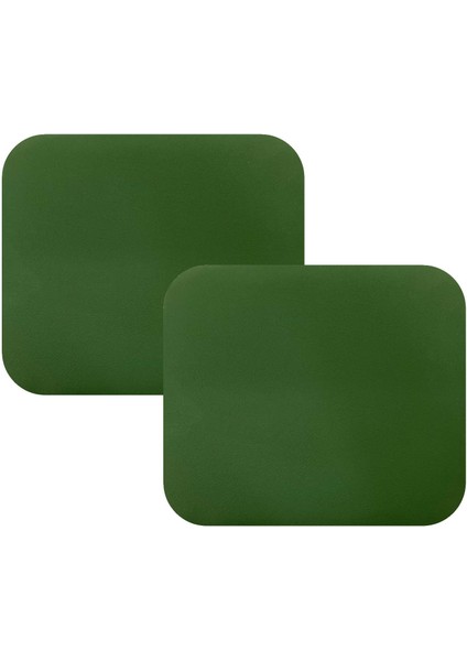 Knsz oturma minderi 2 li mazlum yşl suni deri tel sandalyesi oturma yeri için