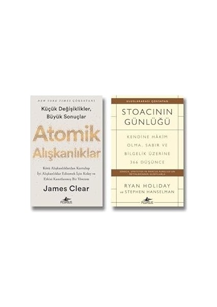 Atomık Alıskanlıklar+ Stoacının Gunlugu ( 2 Takım )