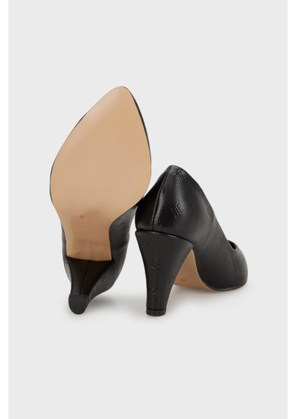 Desenli Stiletto Topuklu Ayakkabı Bayan Ayakkabı PC52228 indirimleri