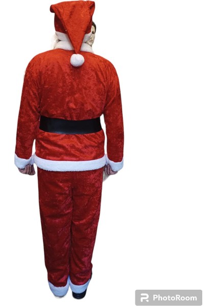 Noel Baba Kostüm Seti Lüks Polar Yetişkin Kıyafeti fiyatları