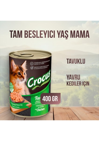 Tavuklu Yavru Kedi Yaş Maması 400 G