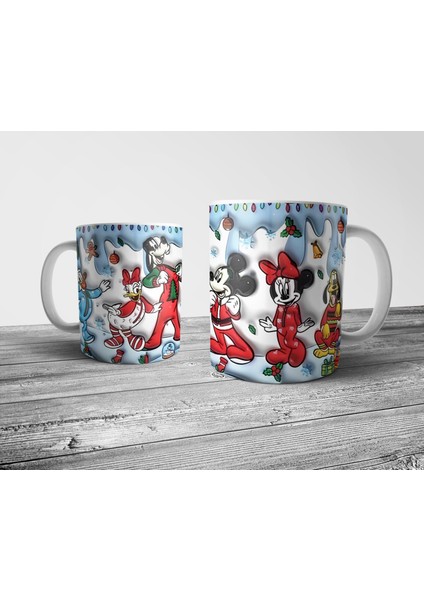 Mickey Donald Goofy Optik Illüzyonlu Kupa Bardak fiyatları