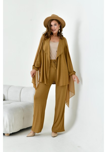 Kadın Dokuma Takım Camel 30977 fırsatları