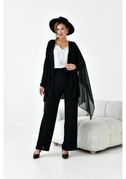 Kadın Dokuma Takım Siyah 30977 indirimleri