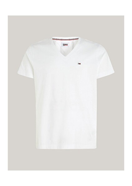 Tommy Hilfiger Erkek V Yaka T-Shirt