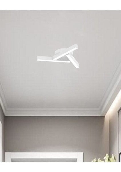 Mirador (Beyaz Kasa, Beyaz Işık) Ledli Modern Plafonyer LED Avize Salon Mutfak Oturma Odası Antre Hol Çocuk Odası LED fiyatları