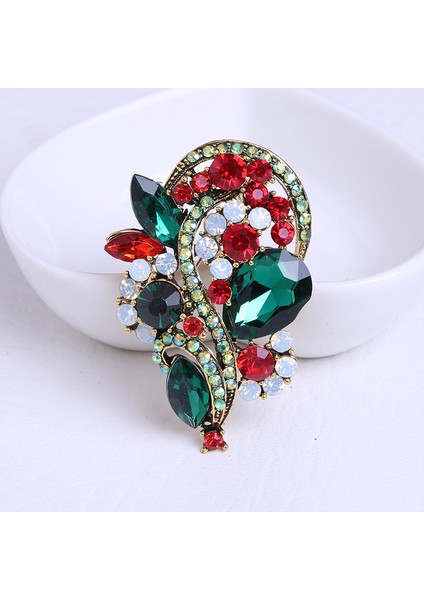 Pin Korsaj Vintage Alaşım Çiçek Kesme Broş Ile Hac Kıyafeti (Yurt Dışından)