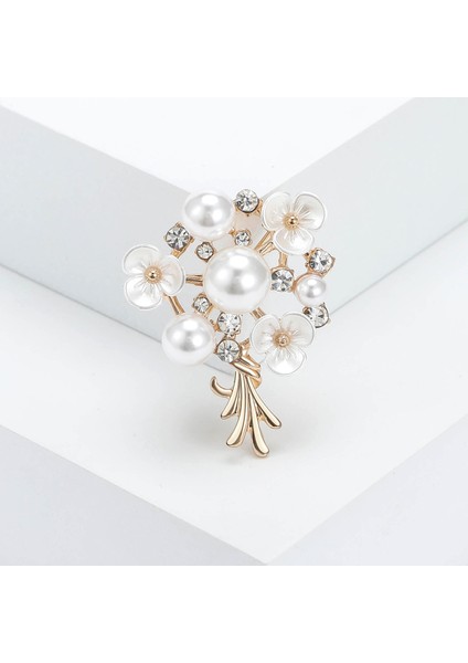 Inci Buketi Broş Kadın Hac Elbise Takım Elbise Corsage Pin (Yurt Dışından)