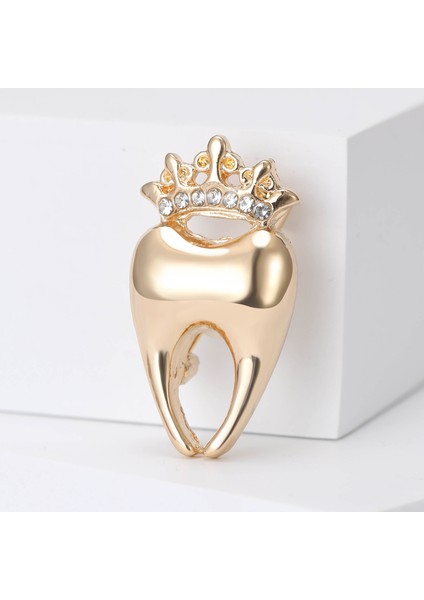 Taç Dişleri, Yapay Elmas Broşlar, Giyim Aksesuarları, Çok Yönlü, Basit Pimler (Yurt Dışından)