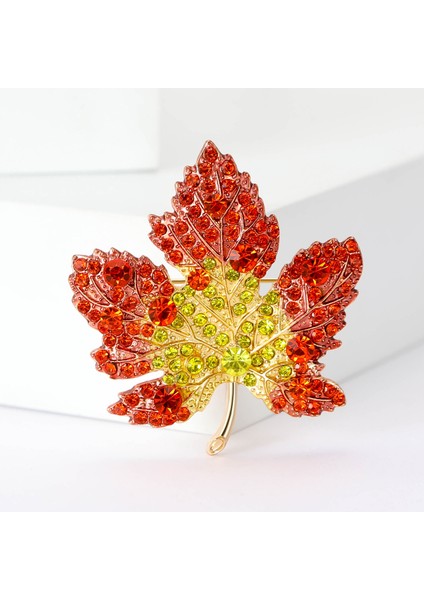 Şal Yaka Iğneleri, Akçaağaç Yaprağı Çin Restoranı, Broş Iğneleri, Takım Elbise Montları, Korsaj Aksesuarları (Yurt Dışından)