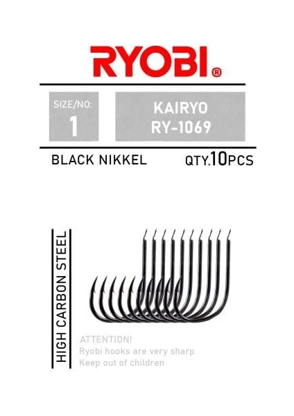 Kairyo RY-1069 Black Nikel Olta Iğnesi