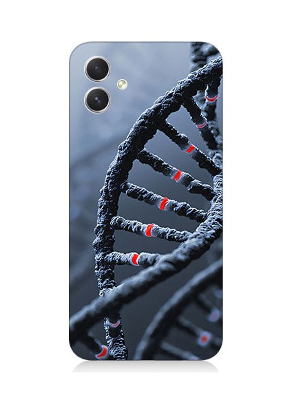 Samsung Galaxy A04 Uyumlu Dna Sarmalı Desenli Silikon Kılıf