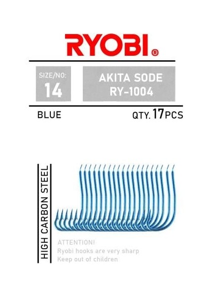 Akita Sode RY-1004 Blue Olta Iğnesi
