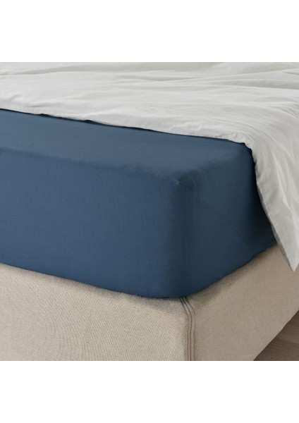 Lastikli Çarşaf, Koyu Mavi, 160 x 200 cm fiyatları