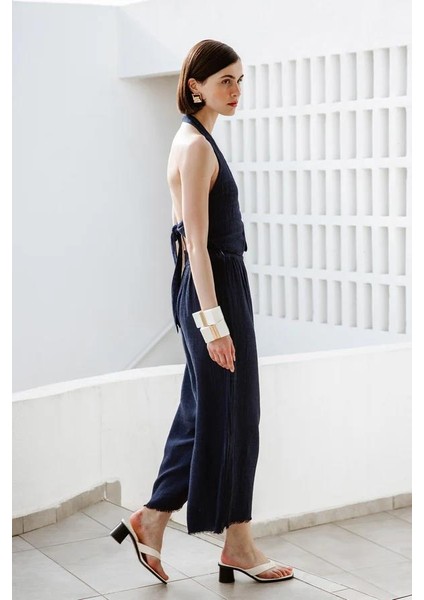 3317 Keten Navy Pantolon Lacıvert modelleri