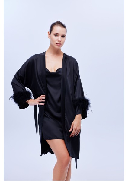 Eloise Gecelik Set SİYAH1633