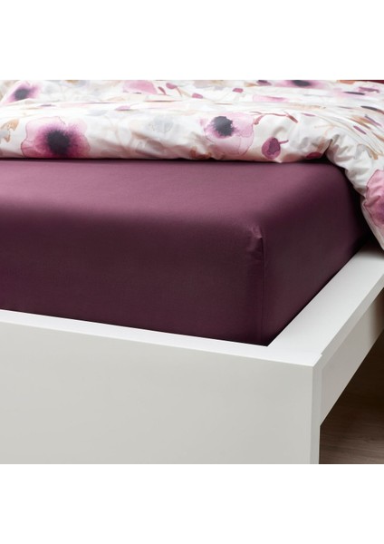 Lastikli Çarşaf, Koyu Kırmızı, 120 x 200 cm modelleri