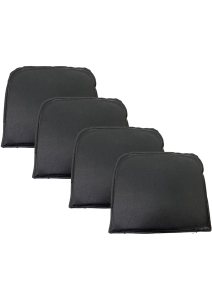 Knsz sırt minderi 4 lü mazlum syh suni deri cırtlı tel sandalyesi sırtı için