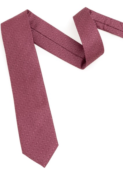 Erkek Bordo İpek Kravat 50301100-900