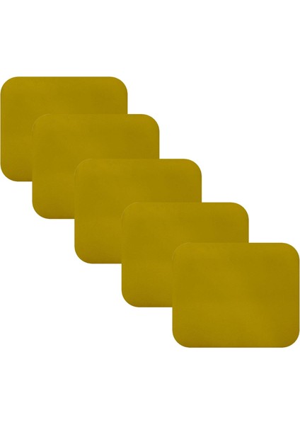 Knsz oturma minderi 5 li mazlum srı suni deri tel sandalyesi oturma yeri için