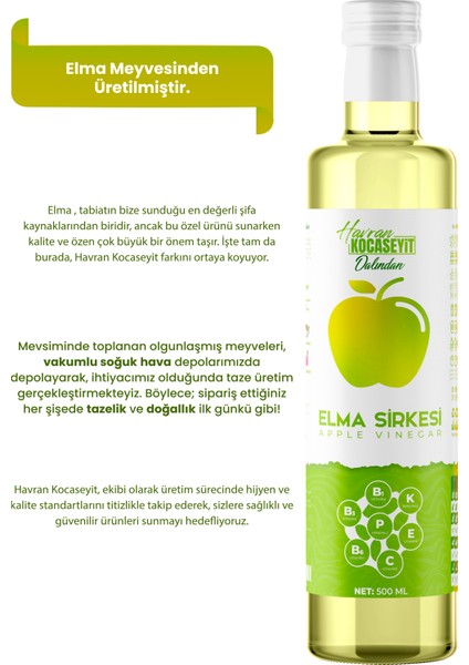 Elma Sirkesi 500 ml