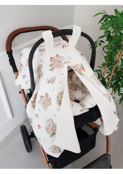 Koala Çift Katlı Puset Örtüsü , Puset Minderi
