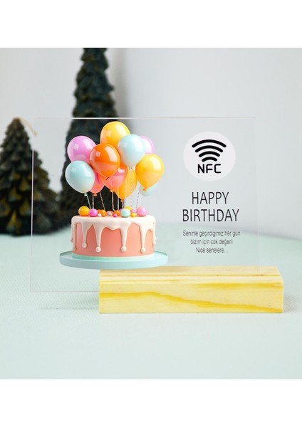 Özelleştirilebilir Nfc Destekli Doğum Günü Çerçevesi