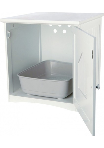 Kedi Tuvalet Evi 49x51x51cm Beyaz modelleri