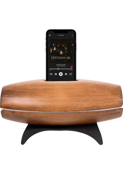 Tone Koyu Ceviz Akustik Gramofon