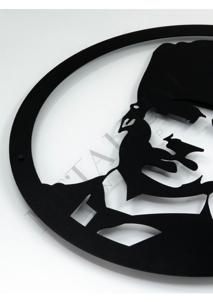 Tekno Trust Dekoratif Metal Duvar Tablosu Atatürk Portresi 60X60CM fırsatları