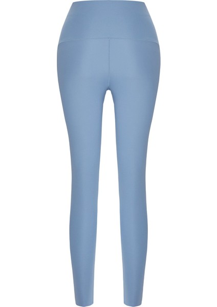 Mavi Yüksek Bel Toparlayıcı Tayt fiyatları