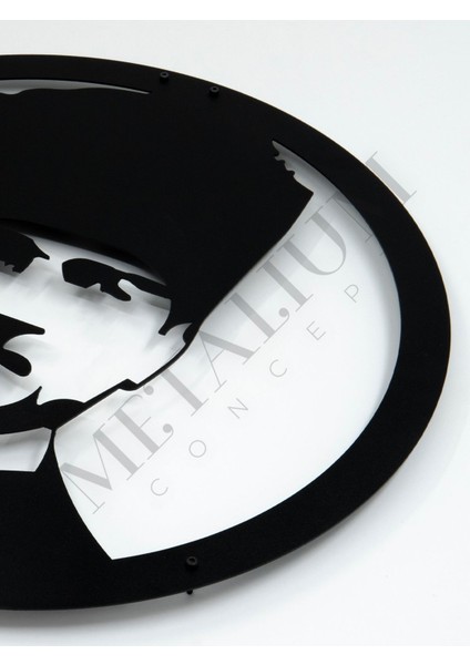 Tekno Trust Dekoratif Metal Duvar Tablosu Atatürk Portresi 60X60CM indirimleri