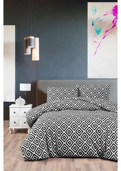 Purecomfort Tek Kişilik Lastikli Çarşaf Nevresim Takımı