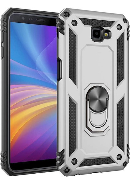 Samsung Galaxy J4 Plus Yüzüklü Standlı Vega Kılıf