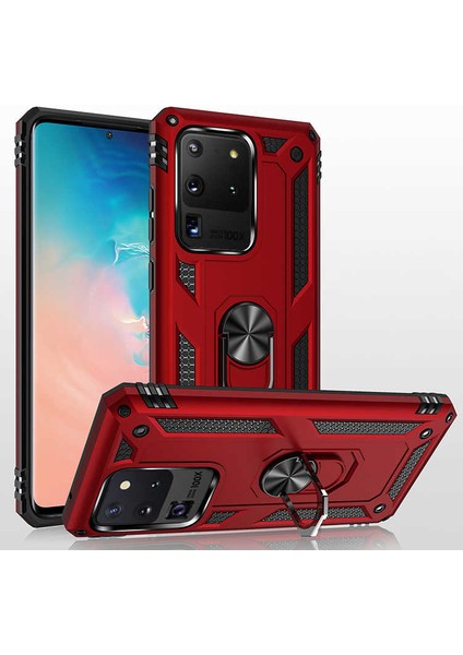 Samsung Galaxy S20 Ultra Yüzüklü Standlı Vega Kılıf modelleri